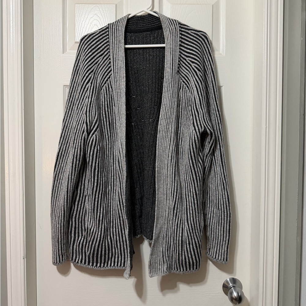 Lululemon cotton cashmere blend sweater wrap size 10 vvguc